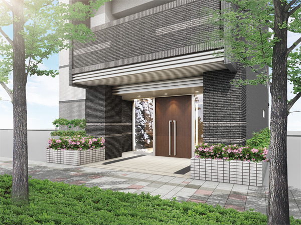 Shared facilities.  [Entrance approach Rendering] Entrance approach was accompanied throughout the richness of nature. And asked for speedy time gently us healing and warmth of urban life. To examine every single material, Elaborate made to feel even beauty, Then gently escort the person to live.