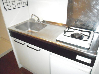 Kitchen. With 1-neck Gasukitchin