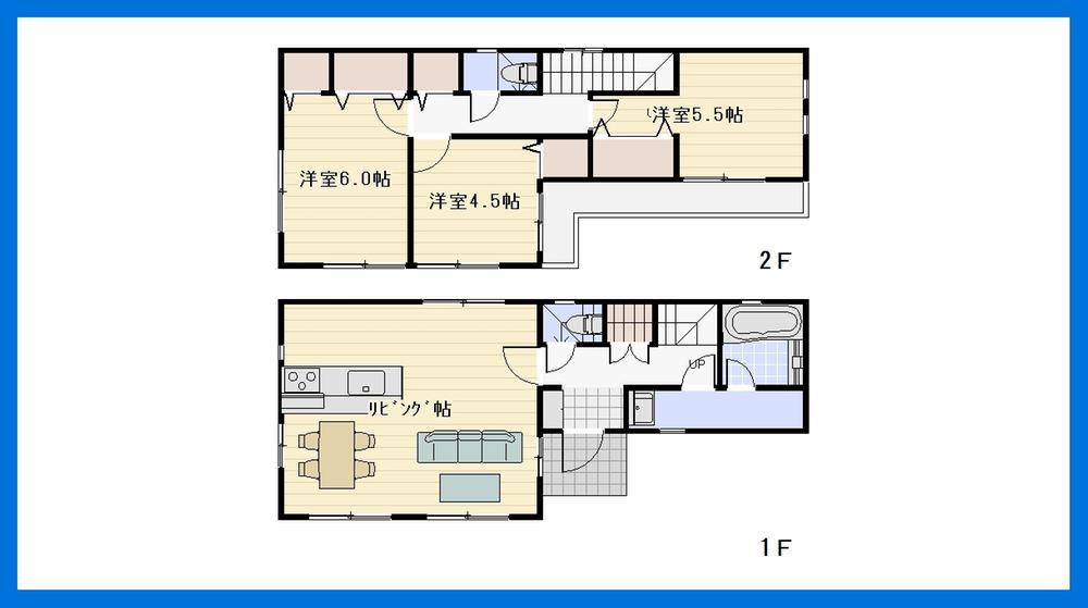 Floor plan. 39,800,000 yen, 3LDK, Land area 100.04 sq m , Building area 77.76 sq m floor plan
