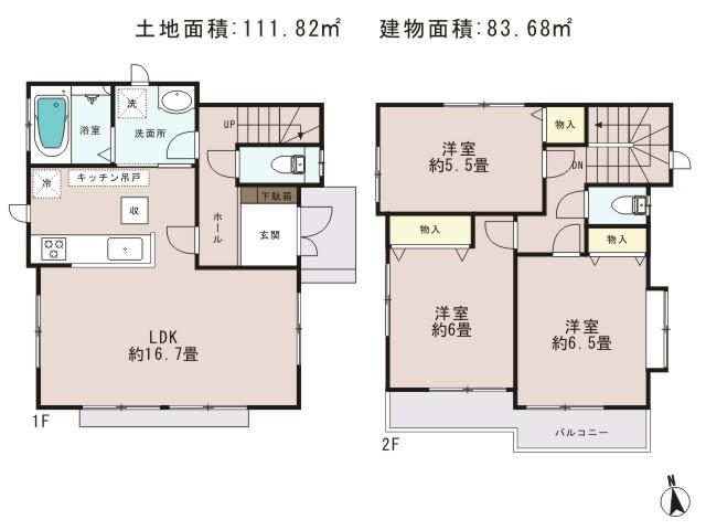 Floor plan. Nice house of strong Iida to earthquake