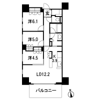 Floor: 3LDK + SIC, the occupied area: 74.51 sq m, Price: 51,007,000 yen, now on sale