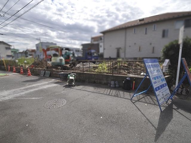 Local land photo. Fuchu Koremasa 1-chome, site landscape During construction