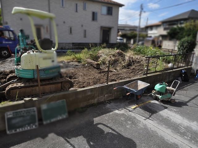 Local appearance photo. Fuchu Koremasa 1-chome, site landscape During construction