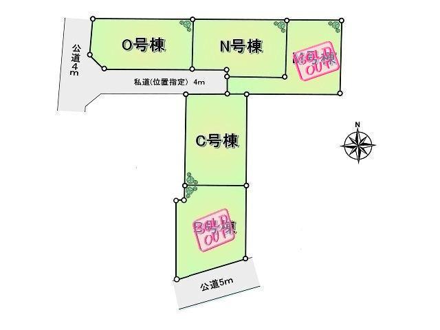 The entire compartment Figure. Fuchu Yotsuya 2-chome compartment view