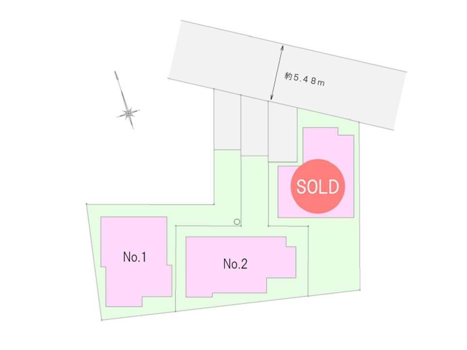Compartment figure. 40,800,000 yen, 3LDK + S (storeroom), Land area 115.65 sq m , Building area 87.58 sq m compartment view