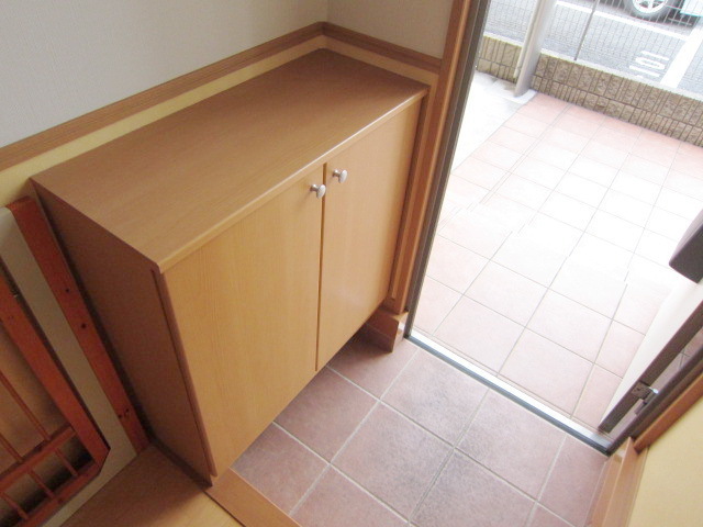 Entrance. There is also a storage capacity entrance space cupboard