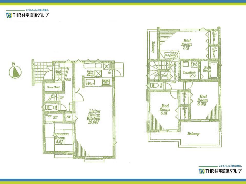 Floor plan. 47,800,000 yen, 4LDK, Land area 148.26 sq m , Building area 102.96 sq m floor plan