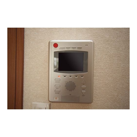 Other. Monitor type multi-function interface in which the face of the visitor can be seen