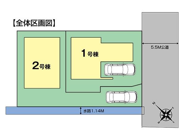 The entire compartment Figure. Fuchu Yotsuya 1-chome V period compartment view
