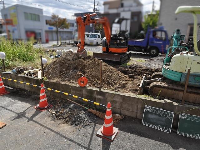 Local land photo. Fuchu Koremasa 1-chome, site landscape During construction