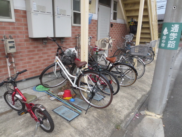 Other common areas. It is a bicycle parking space.