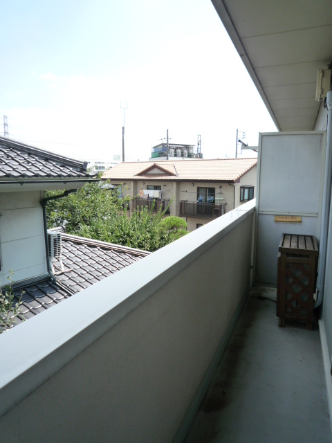 Balcony. Long balcony