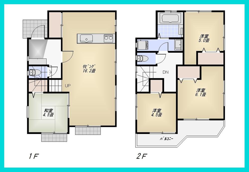 Floor plan. 39,800,000 yen, 4LDK, Land area 111.75 sq m , Building area 89.02 sq m