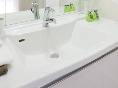 Bathing-wash room.  [Bowl-integrated counter]  ※ Same specifications