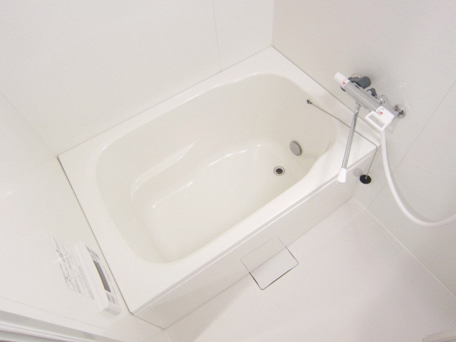 Bath. Guests can relax in the bath