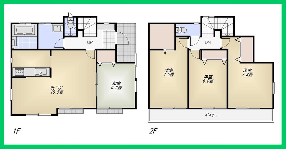 Floor plan. 45,800,000 yen, 3LDK, Land area 122.46 sq m , Building area 94.97 sq m