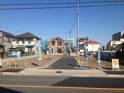 Local appearance photo. Compartment of the room facing the development road of 5.0m Ready-built is the final 1 buildings sale. 