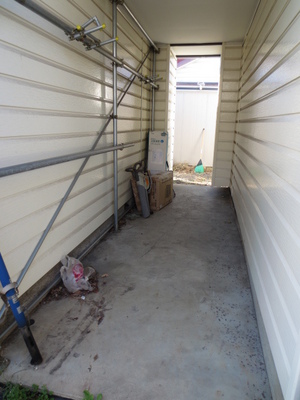 Other common areas. It is a bicycle storage with a roof