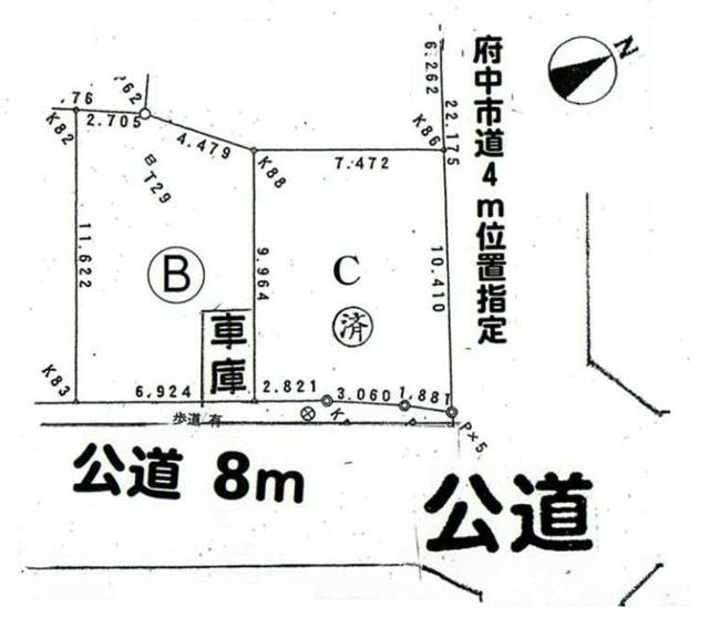 Compartment figure. Land price 28.8 million yen, Land area 76.4 sq m