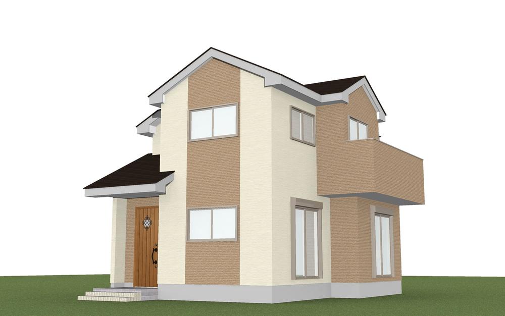 Building plan example (Perth ・ appearance). Building plan example