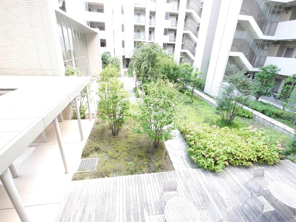 View photos from the dwelling unit. Green large courtyard, Produce a space to heal heart.