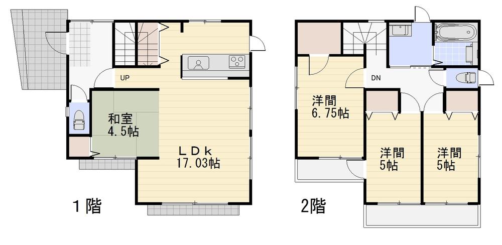 Floor plan. 45,800,000 yen, 3LDK, Land area 120.9 sq m , Building area 96.32 sq m