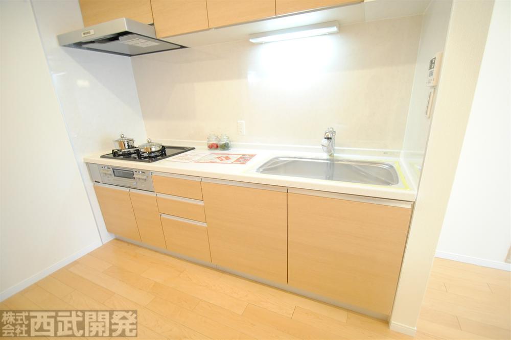 Kitchen. Artificial marble counter kitchen