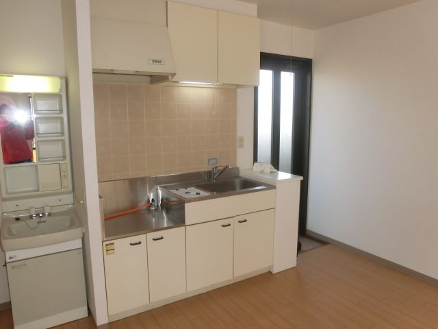 Kitchen. Storage is also available in each room