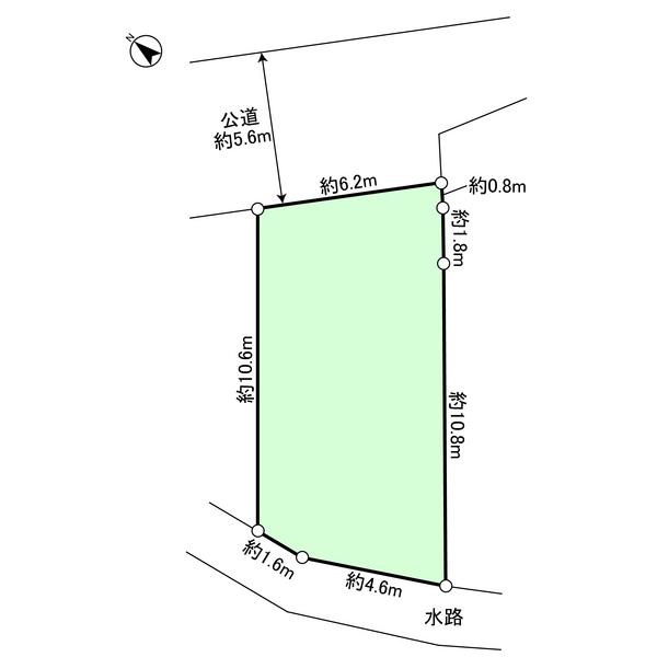 Compartment figure. Land price 27,800,000 yen, Land area 76.05 sq m
