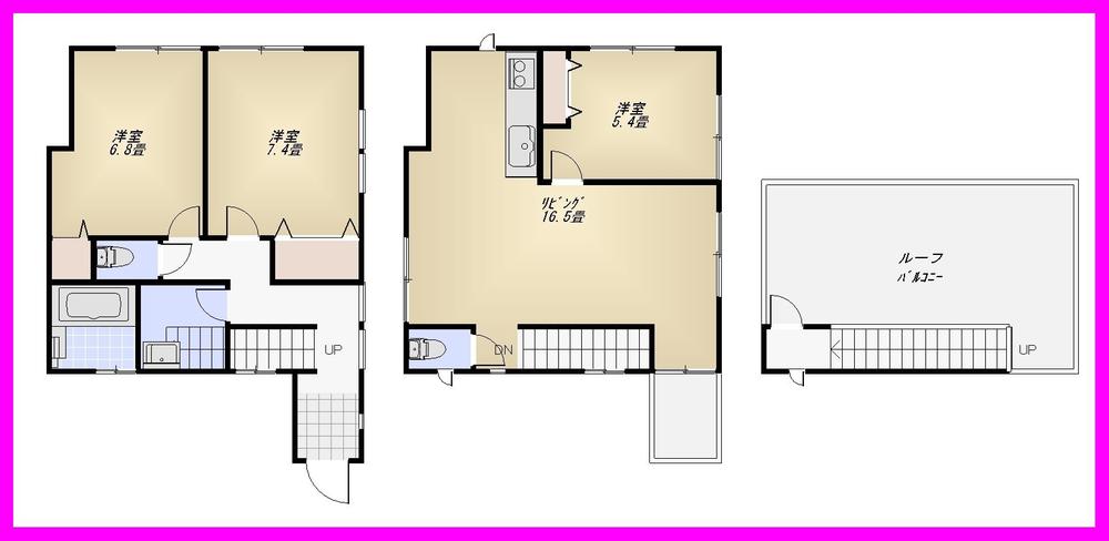 Floor plan. 35,800,000 yen, 3LDK, Land area 83.72 sq m , Building area 83.72 sq m