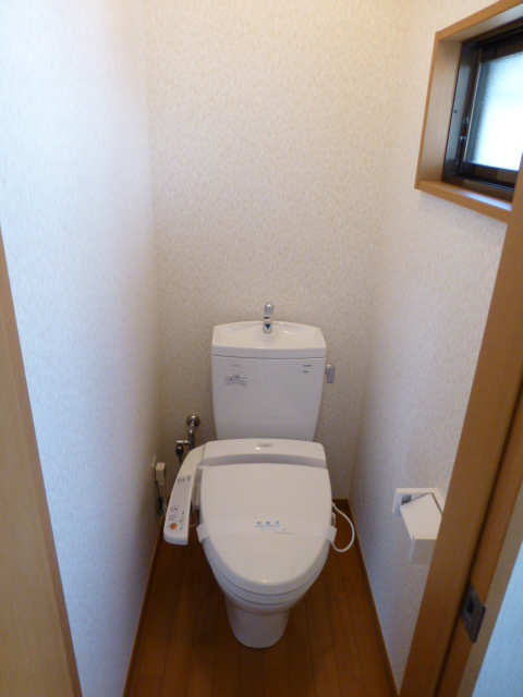 Toilet. With warm water washing toilet seat