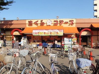 Supermarket. 400m until Sakura commerce (super)