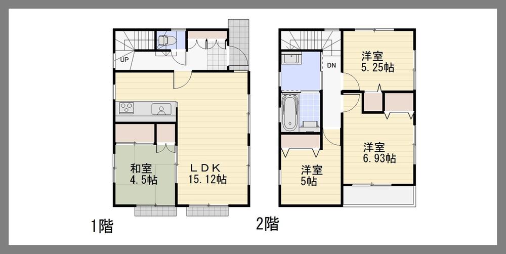 Floor plan. 38,800,000 yen, 3LDK + S (storeroom), Land area 95.81 sq m , Building area 86.94 sq m