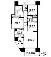 Floor: 3LDK, the area occupied: 71.2 sq m, price: 44 million yen ~ 46,154,000 yen, now on sale
