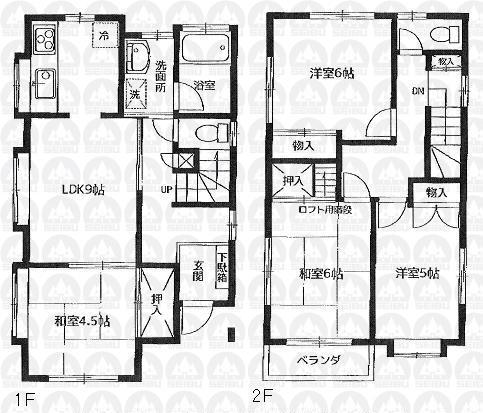 Floor plan. 35,800,000 yen, 4DK, Land area 87.03 sq m , Building area 77.95 sq m
