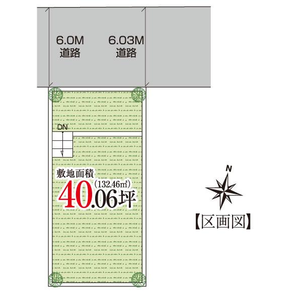 Compartment figure. 39,800,000 yen, 4LDK, Land area 132.46 sq m , Building area 95.98 sq m