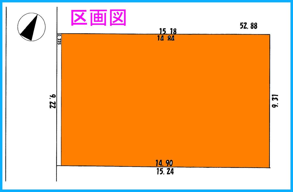Compartment figure. Land price 27,800,000 yen, Land area 140.85 sq m compartment view
