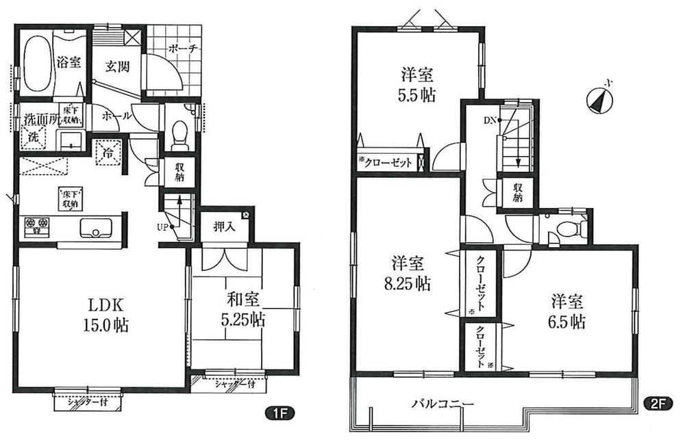 Floor plan. Local guide map