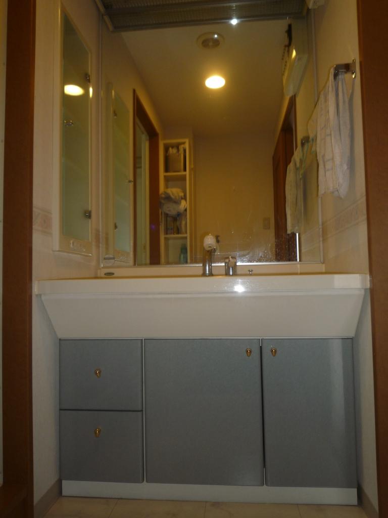 Wash basin, toilet. Indoor (June 2013) Shooting Independent wash basin