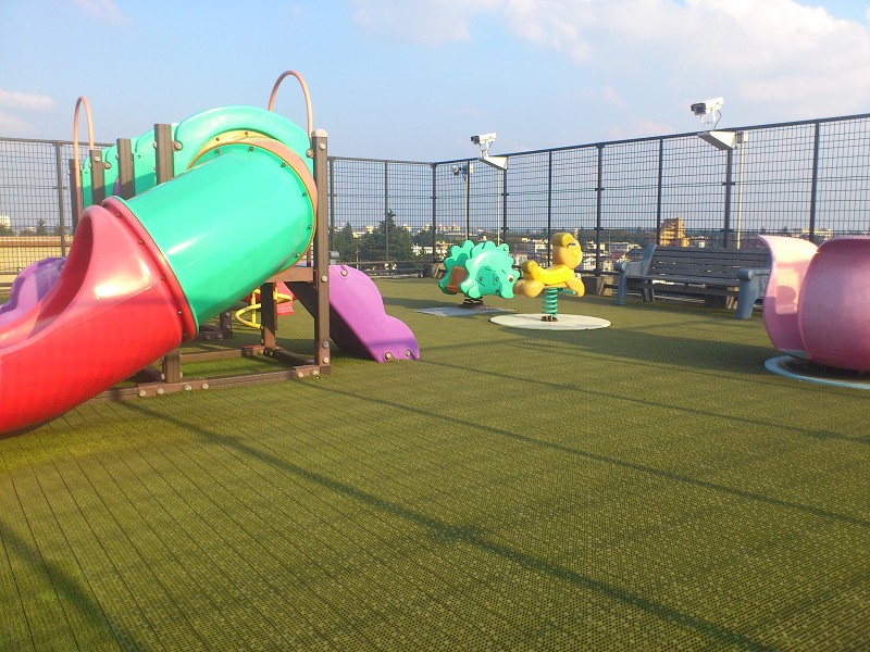 Other common areas. Rooftop playground equipment