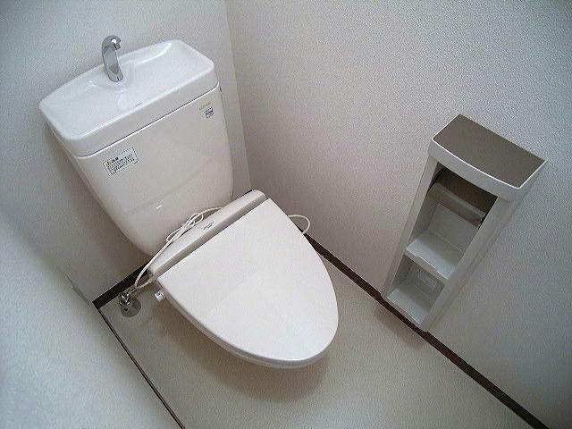 Other. Toilet is equipped with hot-water cleaning toilet seat