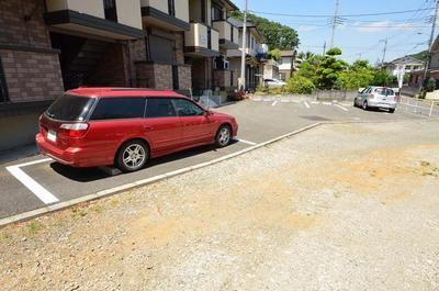 Parking lot. On-site parking