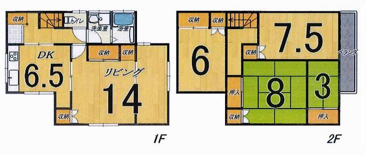 Floor plan. 9.8 million yen, 3LDK, Land area 101.14 sq m , Building area 102.51 sq m