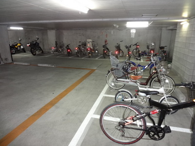 Other common areas. Bicycle parking lot with a roof! 