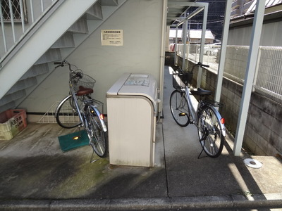 Other common areas. Bicycle parking space