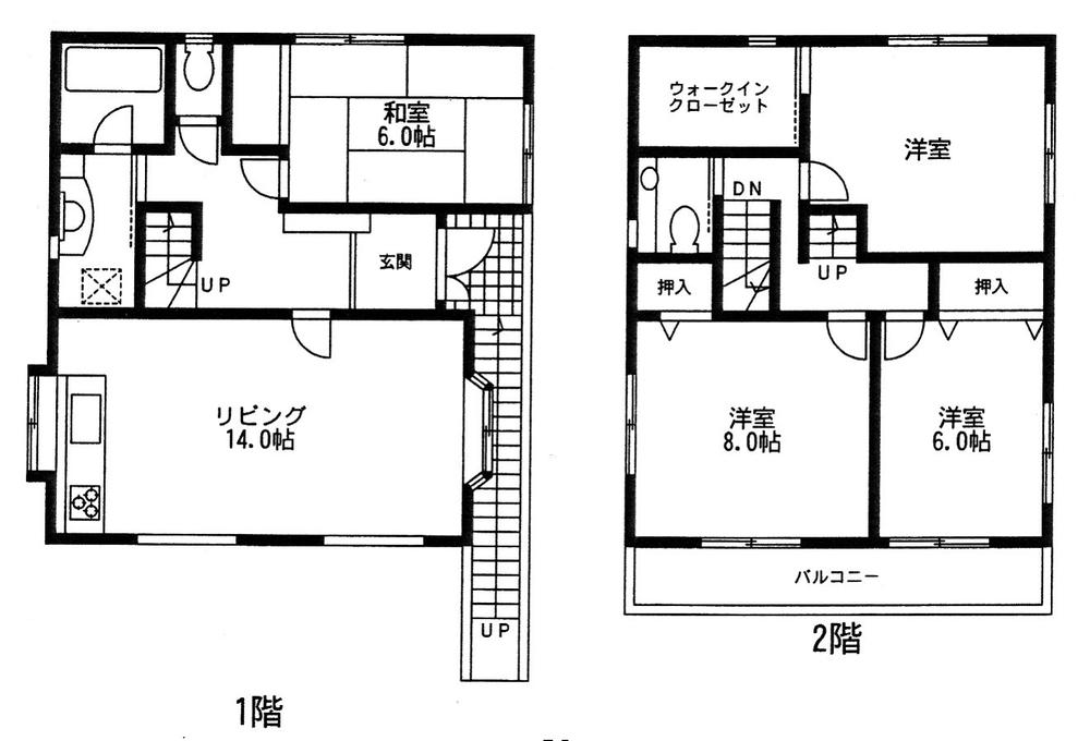 Floor plan. 26,800,000 yen, 4LDK, Land area 164.03 sq m , Building area 135.43 sq m