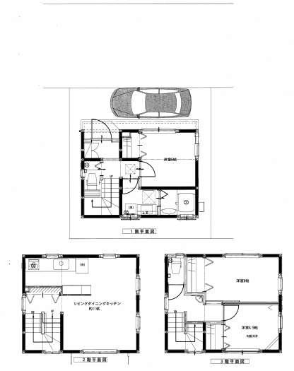 Compartment view + building plan example. Building plan example, Land price 32,800,000 yen, Land area 99.51 sq m , Building price 15.2 million yen, Building area 91.08 sq m building plan example Building price 18.6 million yen, Building area 71.21 sq m (2 split reference plan)