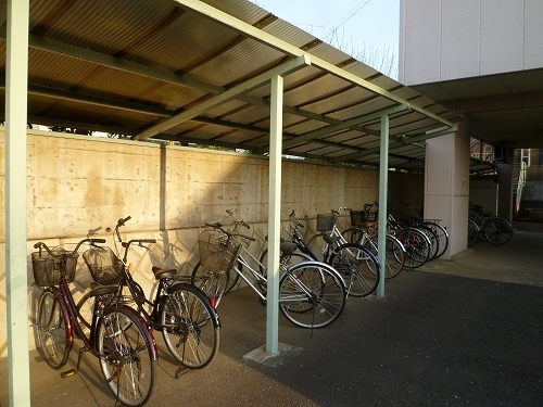 Other common areas. Is a bicycle parking lot