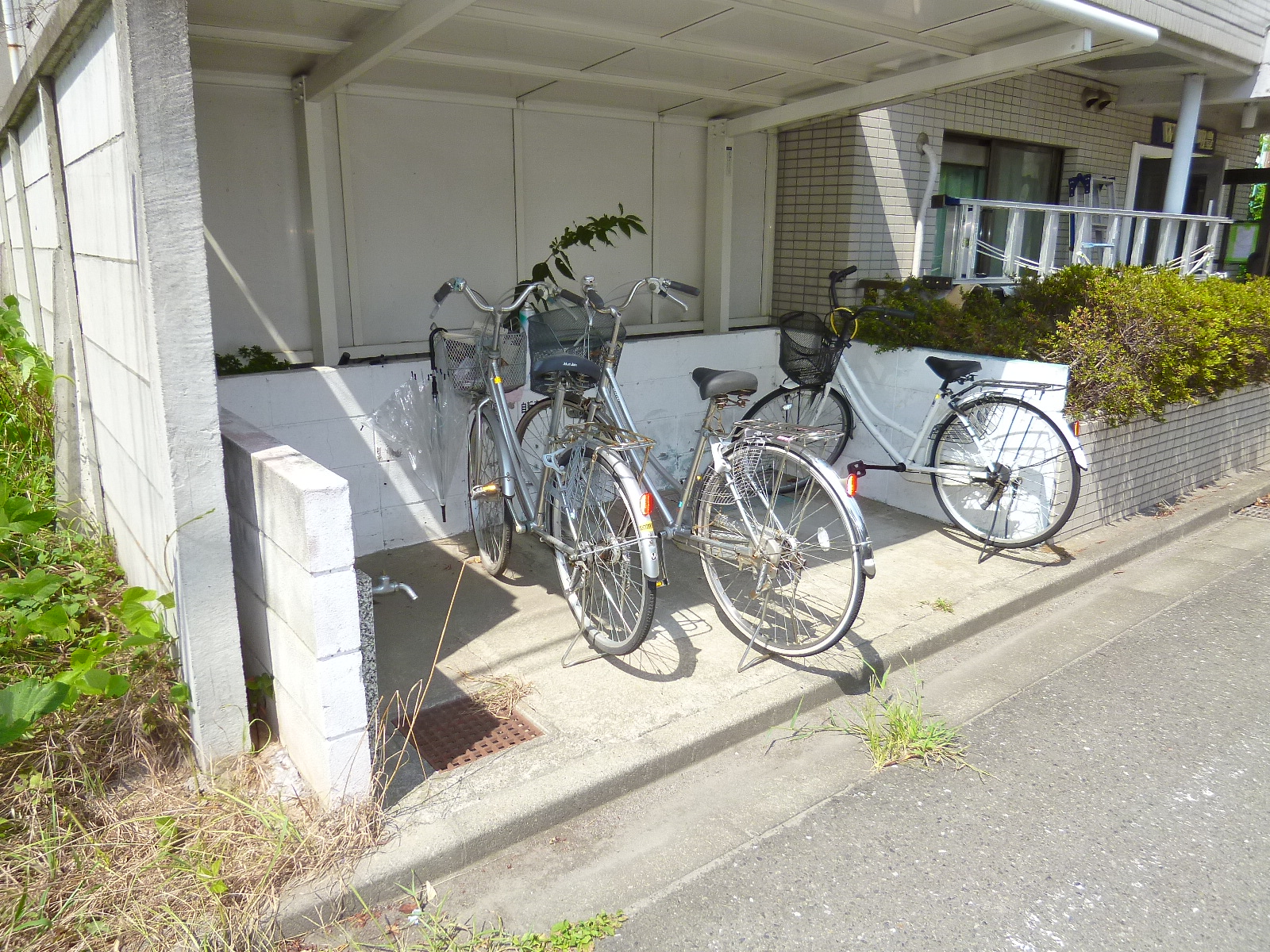 Other common areas. bicycle parking space