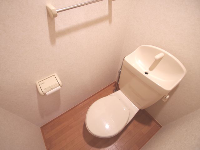Toilet. Same building, It will be photos of the floor plan of the room. (image)